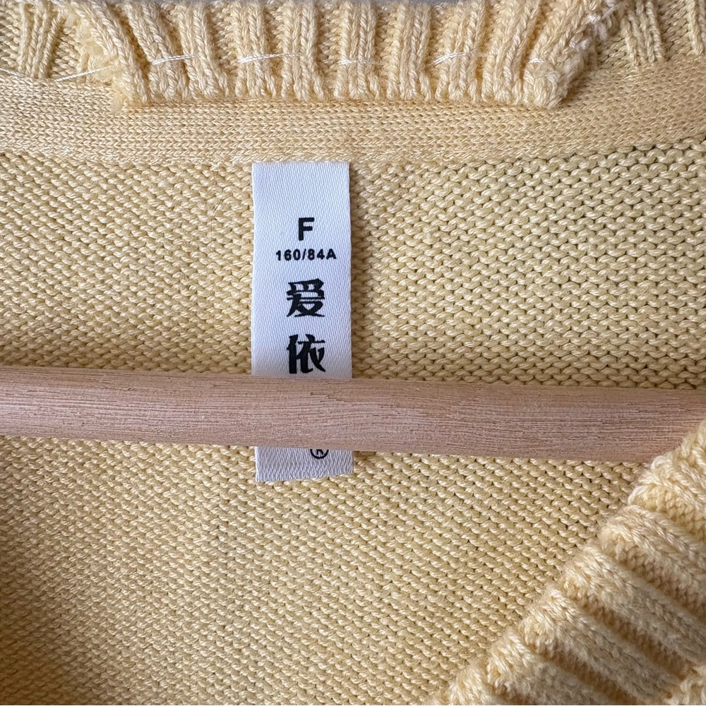 Yellow Cardigan/sweater - Picture 4 of 6
